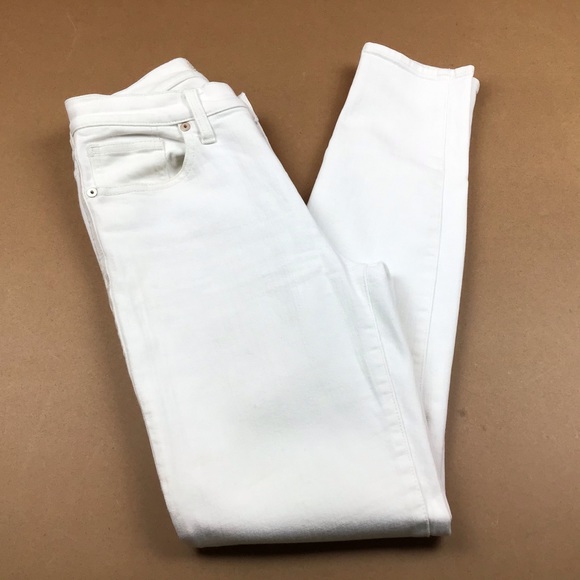 Madewell High Riser Skinny Jeans White - Picture 8 of 16